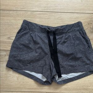 Lululemon Athletica Gray Athletic Shorts Soft Heathered Fabric